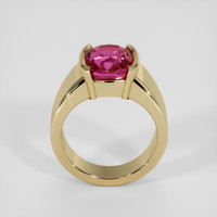 5.09 Ct. Pink Sapphire Ring, 14K Yellow Gold 3