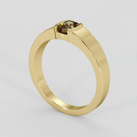 1.04 Ct. Bi Color / Parti Sapphire Ring, 14K Yellow Gold 2