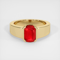 1.50 Ct. Ruby   Ring, 14K Yellow Gold 1