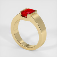 1.50 Ct. Ruby   Ring, 14K Yellow Gold 2