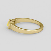 0.79 Ct. Yellow Sapphire Ring, 14K Yellow Gold 4