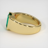 3.10 Ct. Emerald Ring, 18K Yellow Gold 4