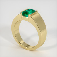 1.74 Ct. Emerald Ring, 18K Yellow Gold 2