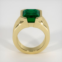 5.87 Ct. Emerald Ring, 18K Yellow Gold 3