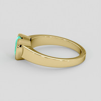1.03 Ct. Emerald Ring, 18K Yellow Gold 4