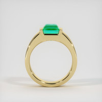 3.84 Ct. Emerald Ring, 18K Yellow Gold 3