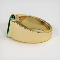 3.92 Ct. Emerald Ring, 18K Yellow Gold 4