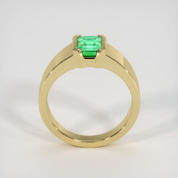 1.13 Ct. Emerald Ring, 18K Yellow Gold 3