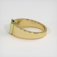 1.13 Ct. Emerald Ring, 18K Yellow Gold 4