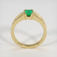0.93 Ct. Emerald Ring, 18K Yellow Gold 3