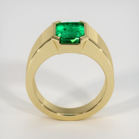 3.43 Ct. Emerald Ring, 18K Yellow Gold 3