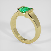 2.09 Ct. Emerald Ring, 18K Yellow Gold 2
