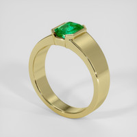 2.08 Ct. Emerald Ring, 18K Yellow Gold 2