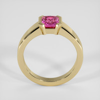 1.19 Ct. Pink Sapphire Ring, 18K Yellow Gold 3