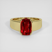 4.62 Ct. Ruby Ring, 18K Yellow Gold 1