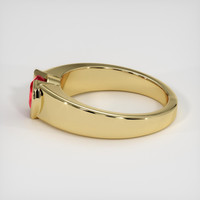 1.10 Ct. Ruby Ring, 18K Yellow Gold 4