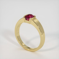 2.06 Ct. Ruby Ring, 18K Yellow Gold 2