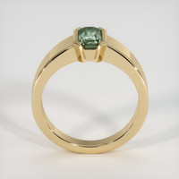 1.05 Ct. Green Sapphire Ring, 18K Yellow Gold 3