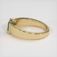 1.05 Ct. Green Sapphire Ring, 18K Yellow Gold 4