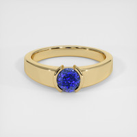 1.28 Ct. Color Change Sapphire Ring, 18K Yellow Gold 1