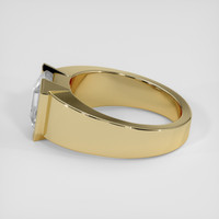 4.51 Ct. White Sapphire Ring, 18K Yellow Gold 4