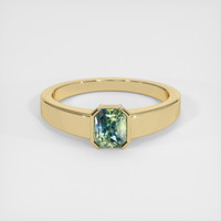 1.52 Ct. Bi Color Sapphire Ring, 18K Yellow Gold 1