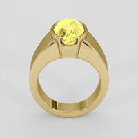 6.92 Ct. Yellow Sapphire Ring, 18K Yellow Gold 3
