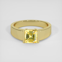1.61 Ct. Yellow Sapphire Ring, 18K Yellow Gold 1