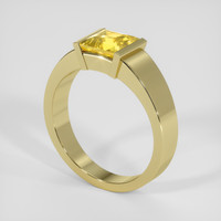 1.61 Ct. Yellow Sapphire Ring, 18K Yellow Gold 2