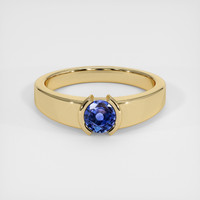 0.82 Ct. Color Change Sapphire Ring, 18K Yellow Gold 1