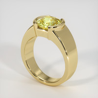 4.31 Ct. Sapphire Ring, 18K Yellow Gold 2