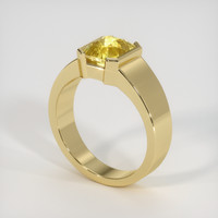 3.56 Ct. Sapphire Ring, 18K Yellow Gold 2