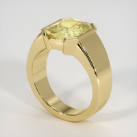 6.13 Ct. Yellow Sapphire Ring, 18K Yellow Gold 2