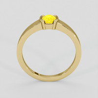 0.79 Ct. Yellow Sapphire Ring, 18K Yellow Gold 3