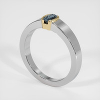 0.25 Ct. Gemstone Ring, 14K Yellow & White 2