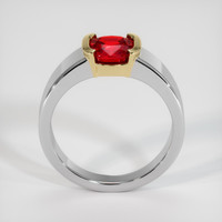 1.50 Ct. Ruby Ring, 14K Yellow & White 3