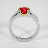 1.10 Ct. Ruby Ring, 14K Yellow & White 3