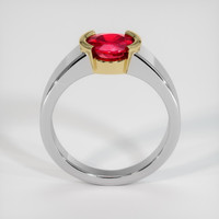 1.22 Ct. Ruby Ring, 14K Yellow & White 3