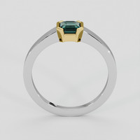 1.36 Ct. Bluish Green Sapphire Ring, 14K Yellow & White 3