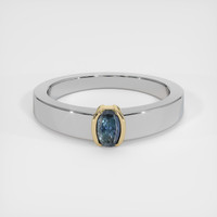0.25 Ct. Gemstone Ring, 18K Yellow & White 1