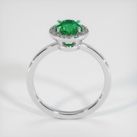 0.83 Ct. Emerald Ring, Platinum 950 3