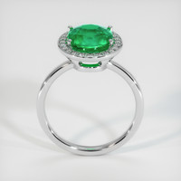 5.84 Ct. Emerald Ring, Platinum 950 3