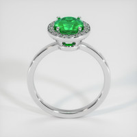 1.38 Ct. Emerald Ring, 18K White Gold 3