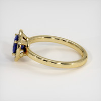 1.16 Ct. Blue Sapphire Ring, 18K Yellow Gold 4