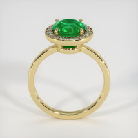 1.70 Ct. Emerald Ring, 18K Yellow Gold 3