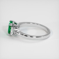 1.19 Ct. Emerald Ring, Platinum 950 4