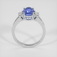 3.31 Ct. Blue Sapphire Ring, Platinum 950 3