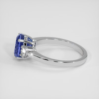 3.31 Ct. Blue Sapphire Ring, Platinum 950 4