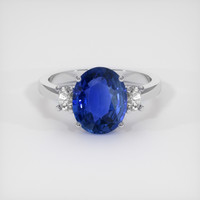3.58 Ct. Sapphire Ring, Platinum 950 1