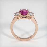 2.21 Ct. Pink Sapphire Ring, 14K Rose Gold 3